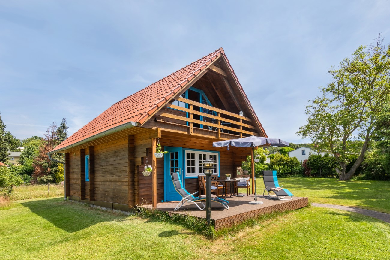 Ferienhaus Sommerfrische Seebad Binz Insel Rügen Haus für 4 Personen mit Garten