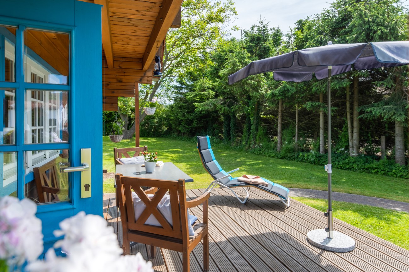 Ferienhaus Sommerfrische Ostseebad Binz Insel Rügen Haus mit Terrasse